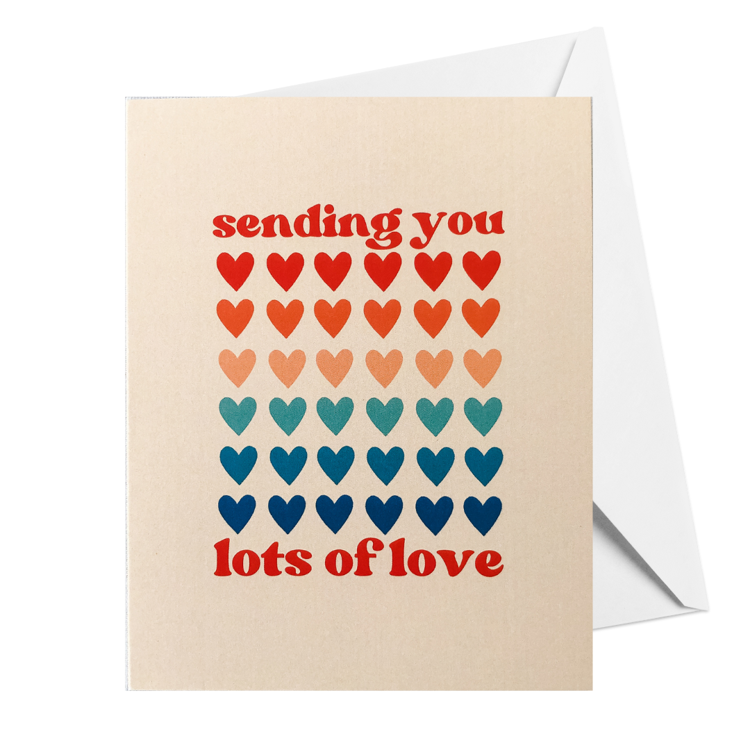 sending love card